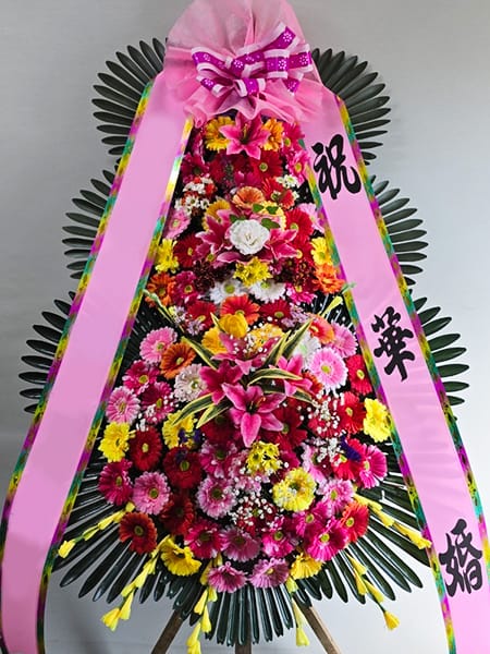 라시따시어터 가장 인기있는 3단화환 기본형
