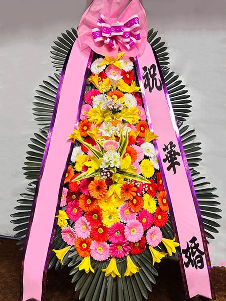 라시따시어터 오랜 시간 함께해 온 단골 고객사 대표님이 의뢰하신 명품 화환
