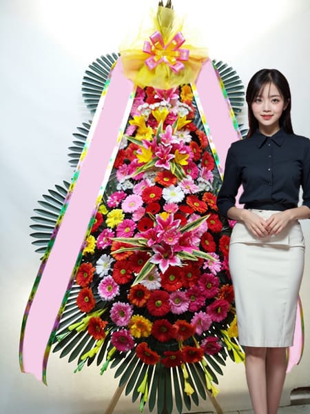 라시따시어터 3단화환 고급형